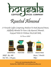 Roasted Almond label