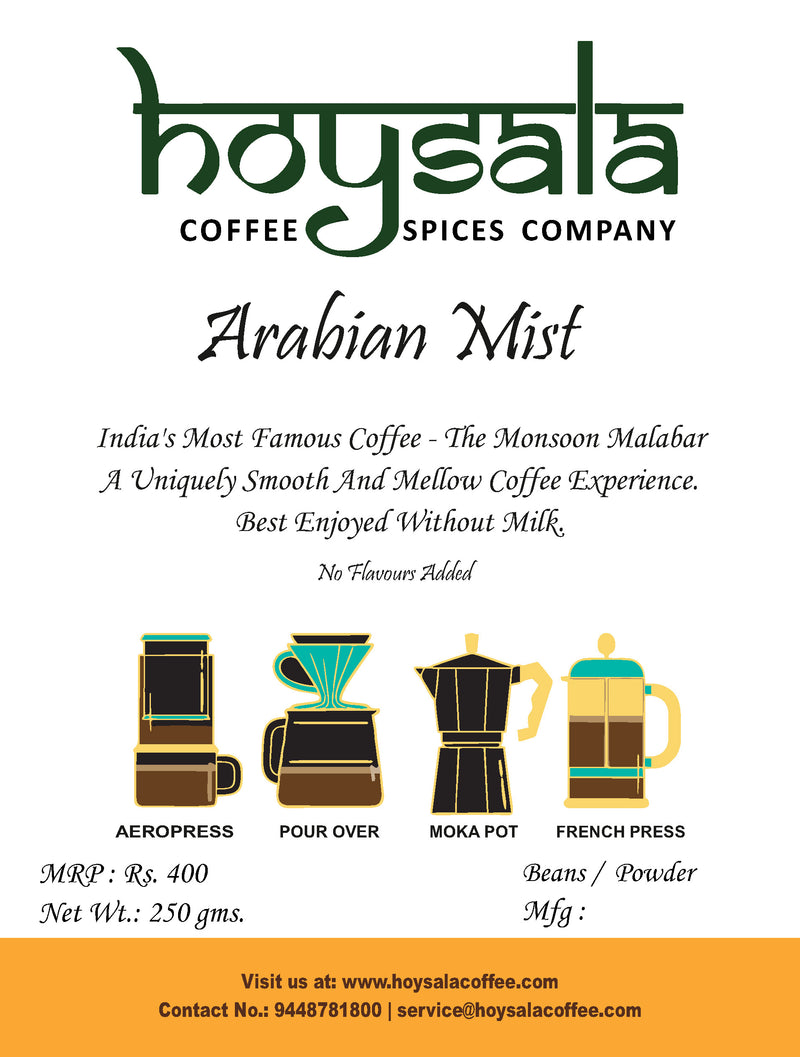Arabian Mist label