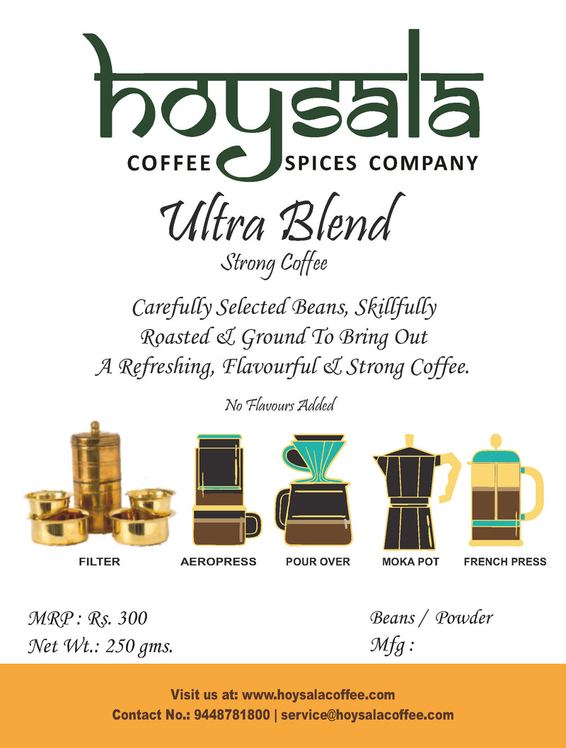 Ultra Blend label