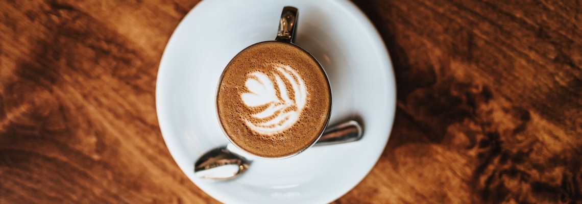 Stock image of a cup of coffee